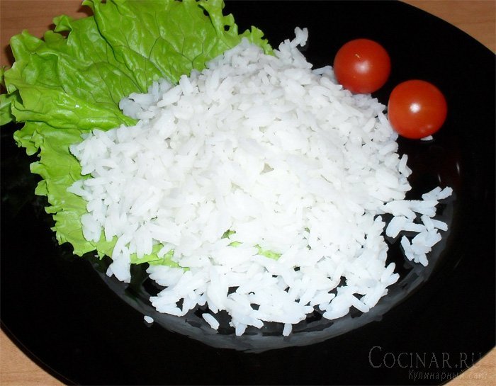 Рецепт отварной рис Рецепт отварной рис